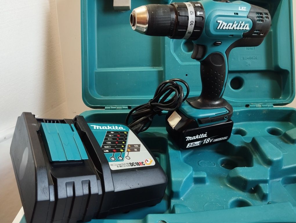 Makita Aku wkrętarka udar DHP453 18v 3.0ah