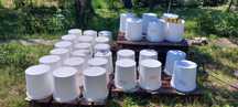 Porządne wiadro plastikowe z rączką 25l 20 litrowe wiaderko