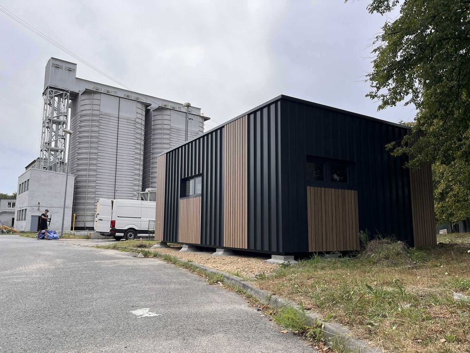 Pawilon biurowy, pawilon handlowy, pawilon z plyty warstwowej