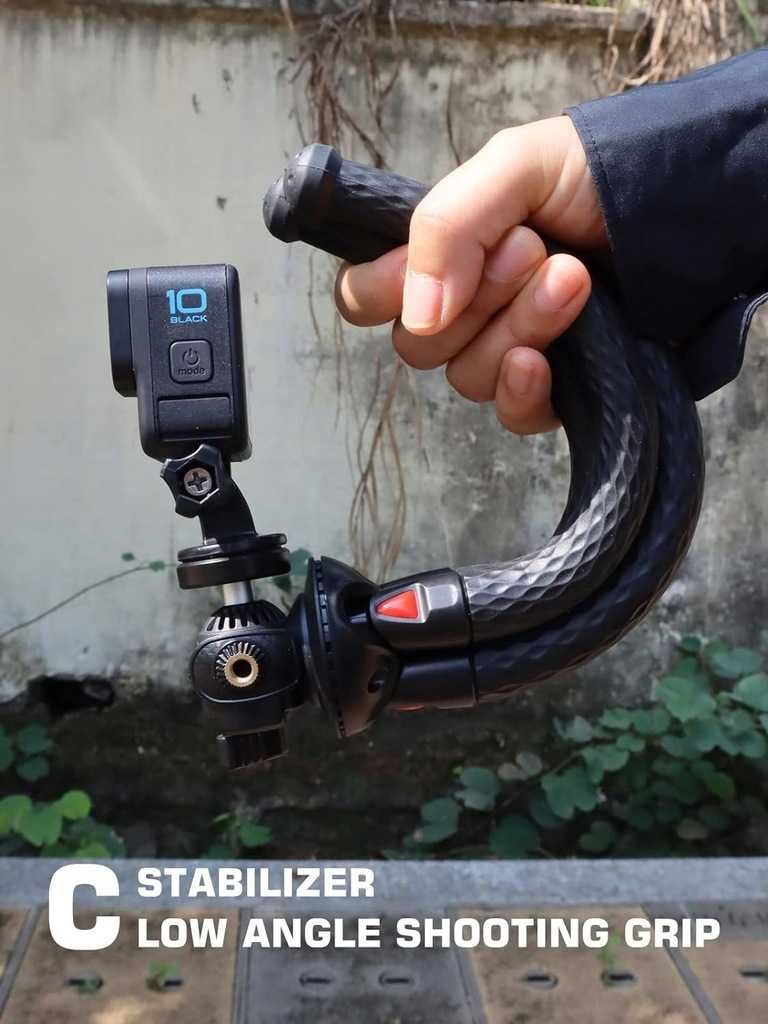 Statyw Lammcou J-0016 28cm elastyczny czarno-czerwony nowy