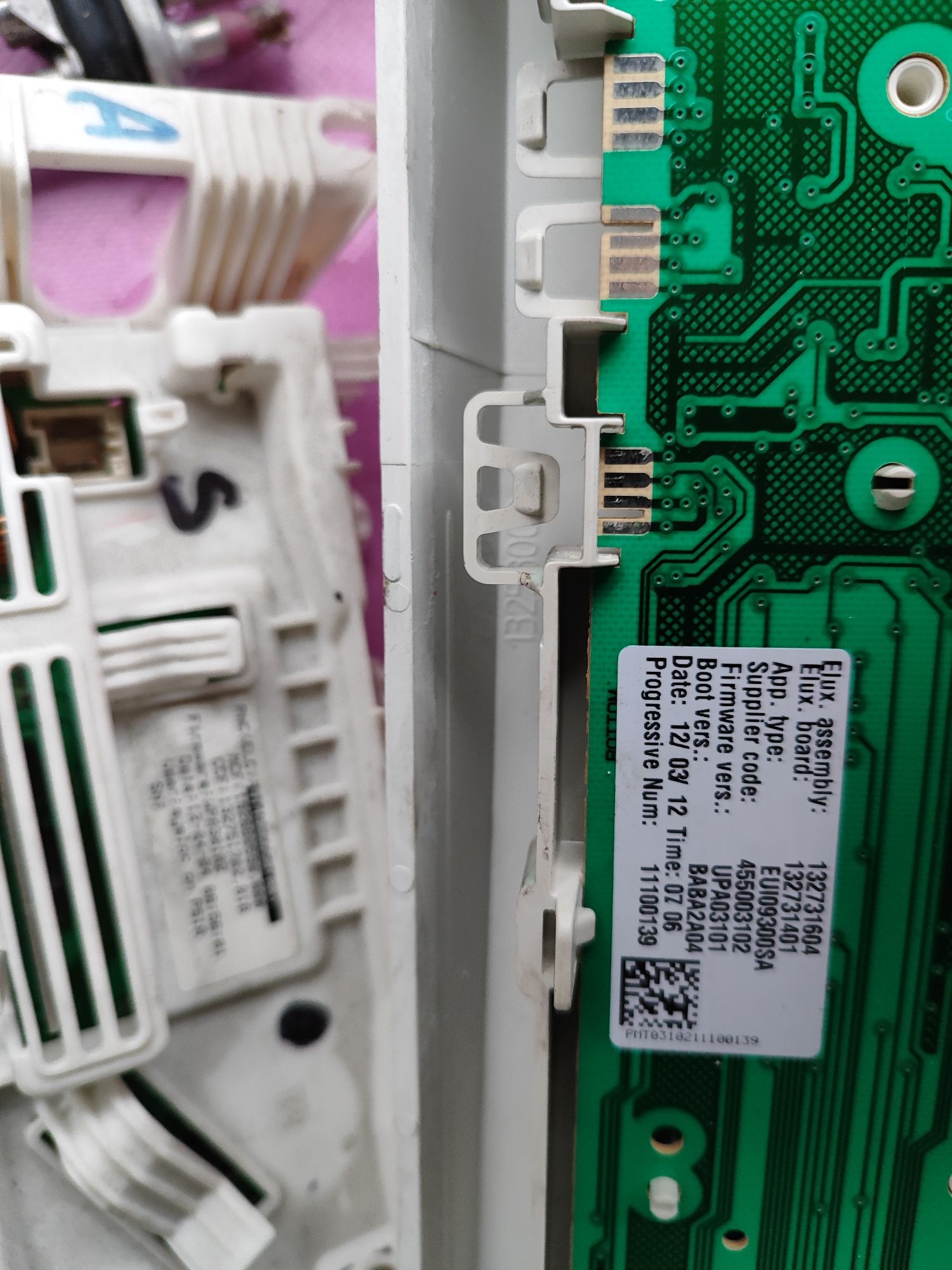 Programator grzałka pompa wody pralka Electrolux faure Zanussi