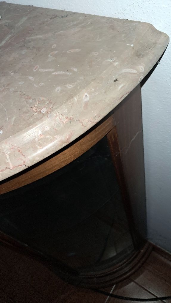 Estante de vidro