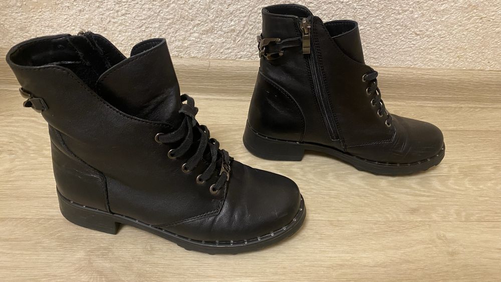 Натуральная кожа Женские ботинки