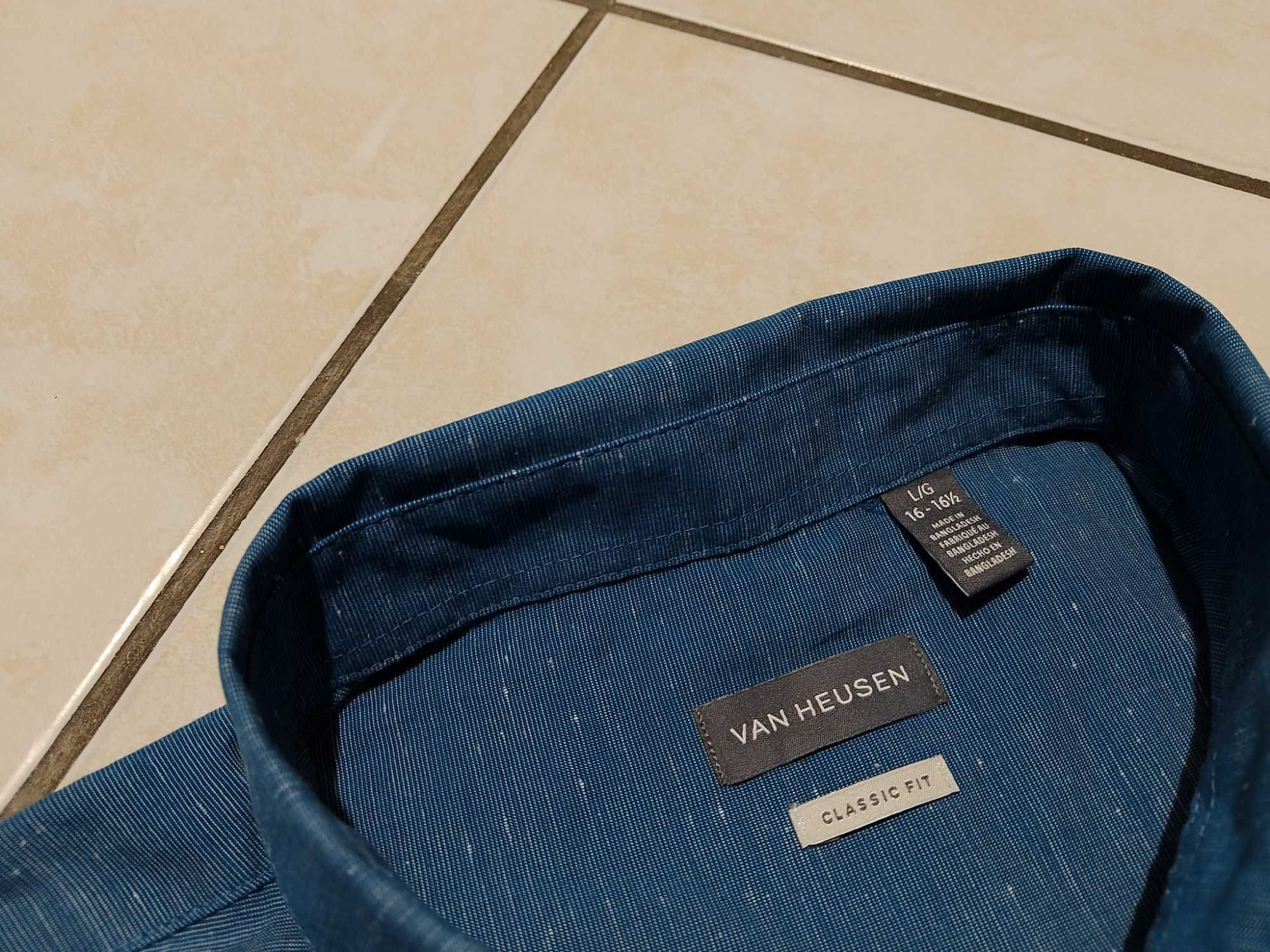 VAN HEUSEN USA - NOWA! Koszula Męska krótki rękaw rozmiar XL