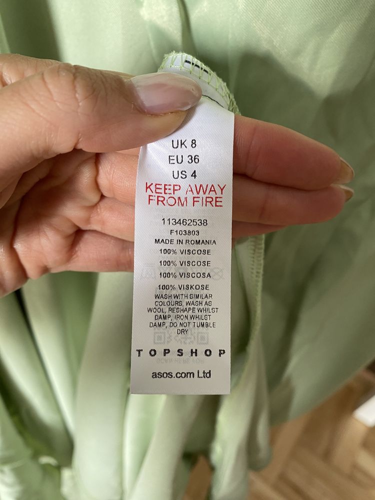 Zwiewna, długa sukienka Topshop