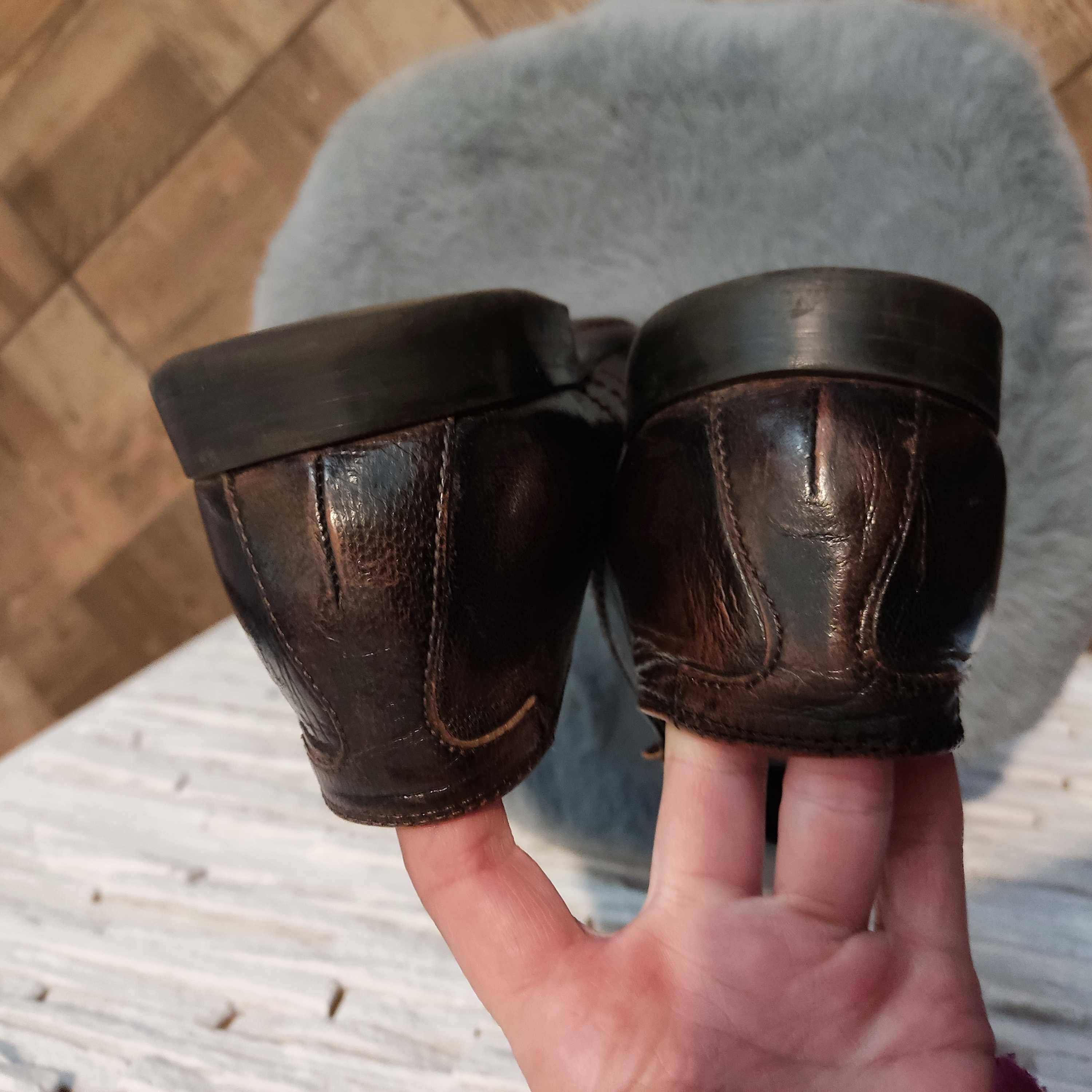 Buty mękie skóra naturalna rozmiar 40