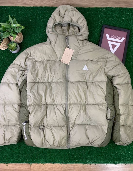 Куртка пуховик,Nike ACG,найк асг,хакі ,зелена ,на зиму