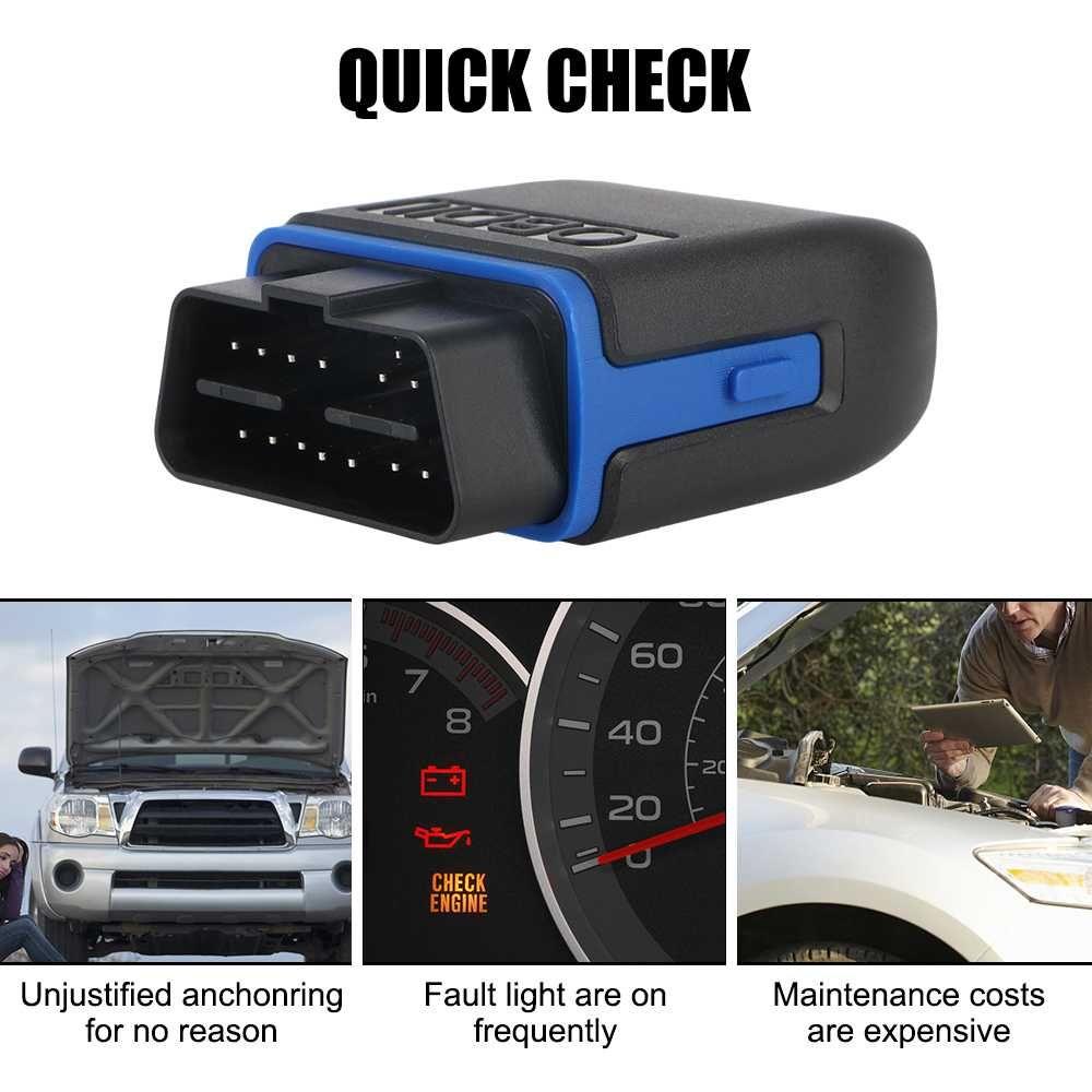 Czytnik kodów Bluetooth 4.0 OBD2 ELM327 V1.5 dla iOS/Android/Windows