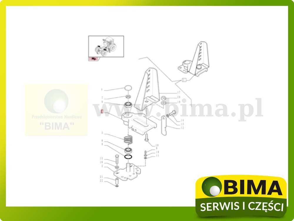 Uchwyt mocowanie błotnika Case CS MAXXUM PUMA New Holland T5 T7. STEYR