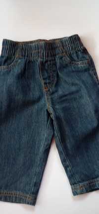 Spodnie jeansowe 6-9mc
