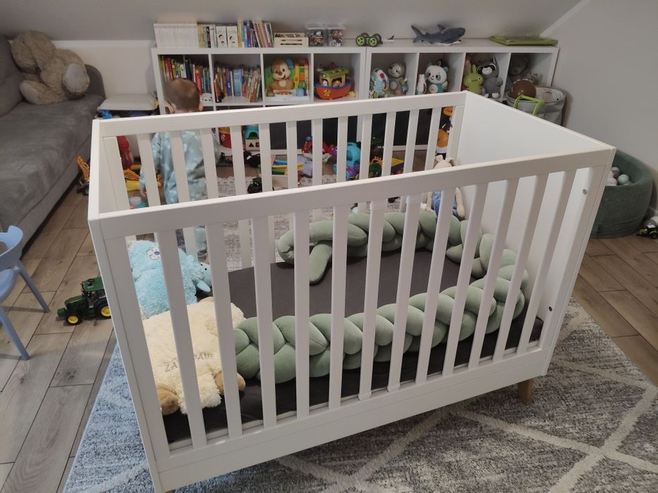 Łóżeczko drewniane Klupś