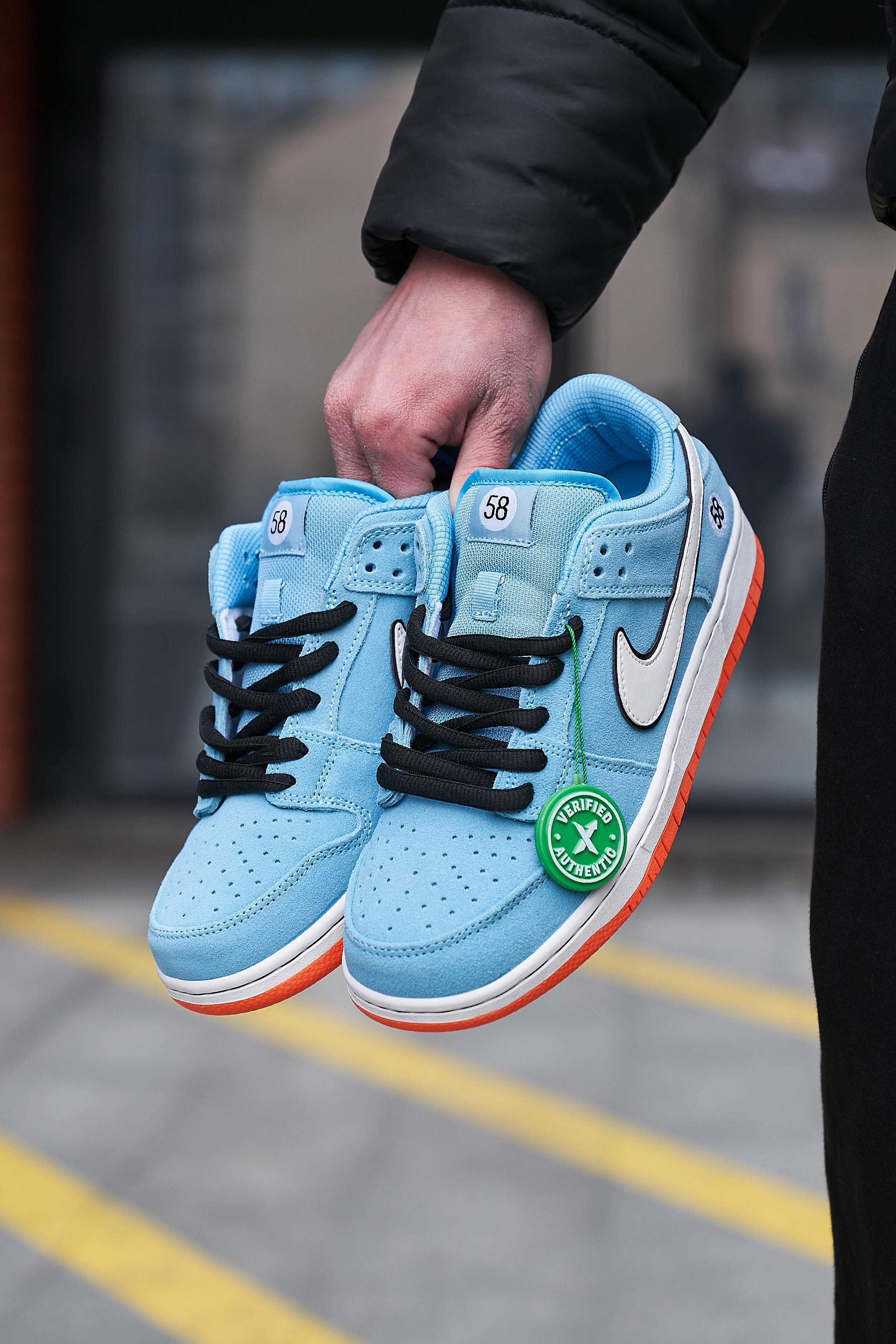 ВСТИГНИ! Чоловічі замшеві кросівки Nike Dunk low Gulf 58 Club