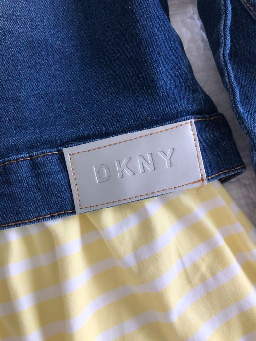 DKNY komplet sukienka + katanka na 4 altka