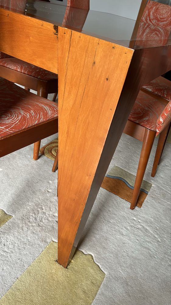 Conjunto de 6 Cadeiras de Sala + Mesa