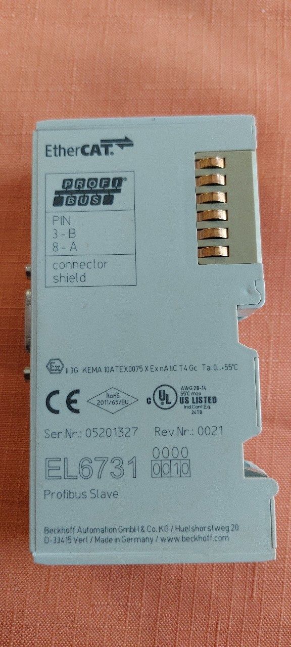 Beckhoff EL6731 Profibus