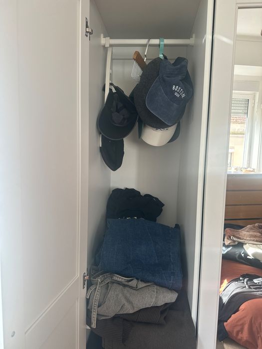 Roupeiro branco ikea SONGESAND