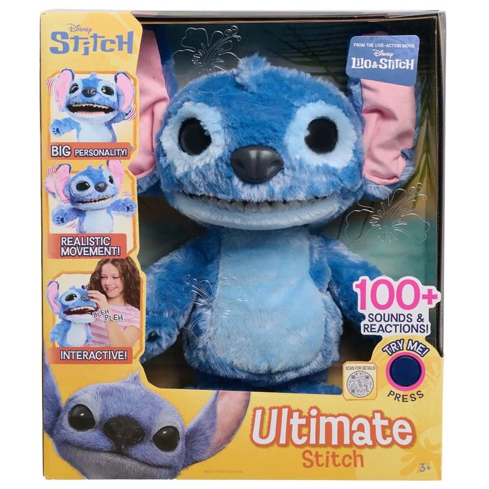 STITCH Ultimate Interaktywny Plusz, zabawka interaktywna. Just Play