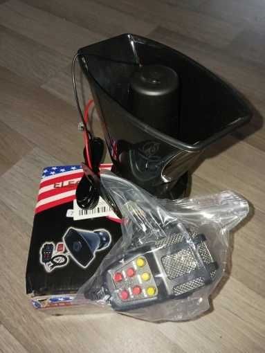 Спецсигнал сирена для авто на 7 звуков