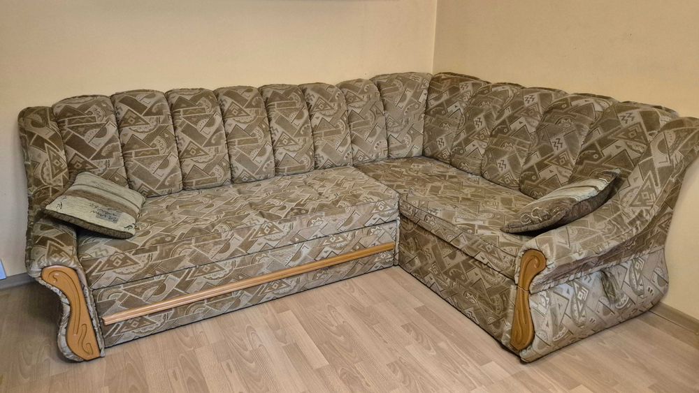 Narożnik rozkładany z funkcją spania sofa