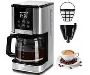 Aigostar Ekspres do kawy przelewowy 1,5 l cyfrowy, timer B302031YQ