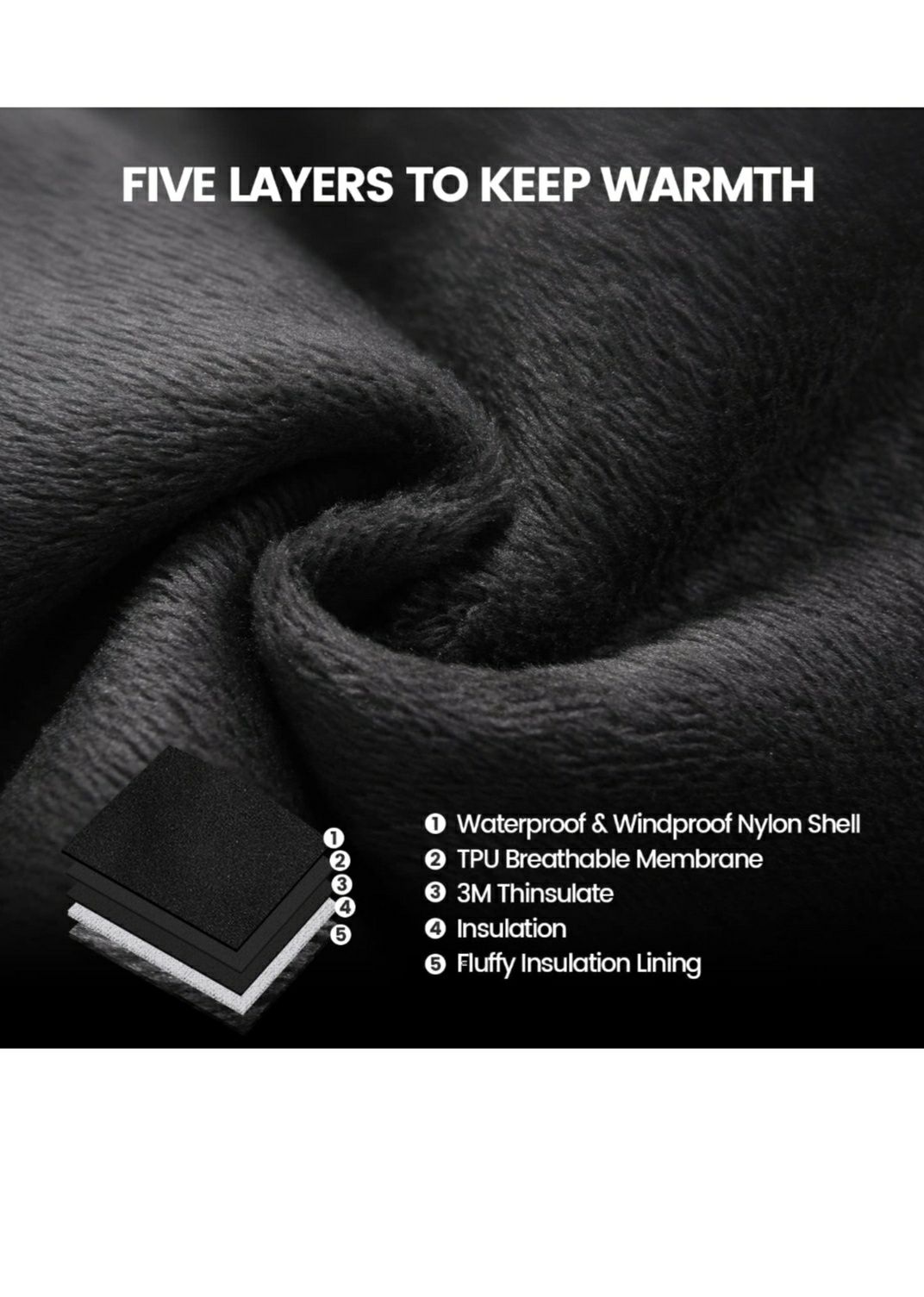 Ciepłe i wygodne: rękawice 3M zimowe wykonane są z wysokiej jakości sk