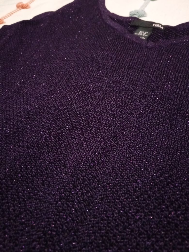 Bokserka połyskujący brokat H&M r.38 M