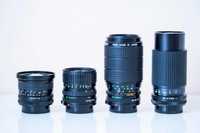 Objectivas Canon FD: 75-200mm + 80-200mm