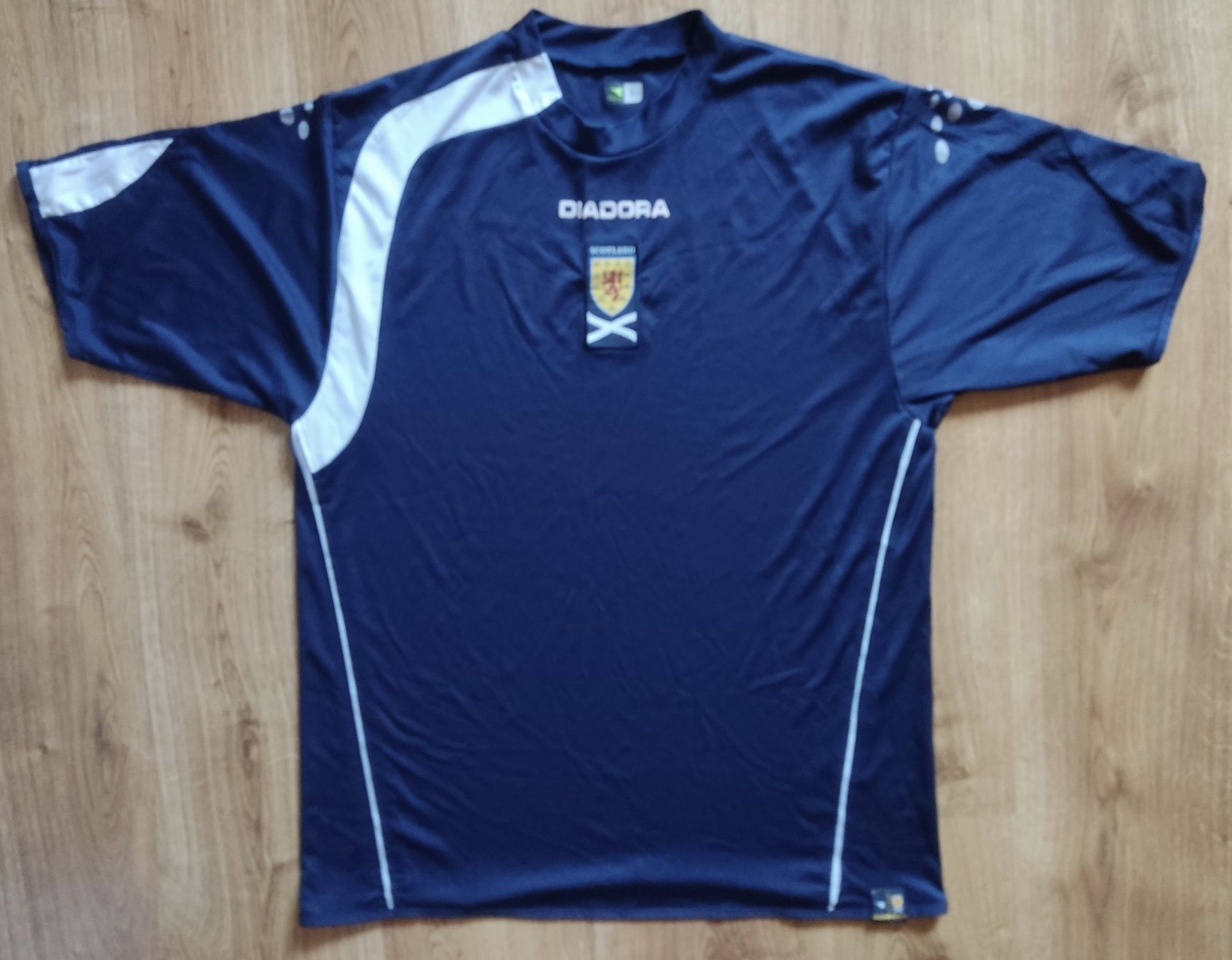 Koszulka reprezentacji Szkocji (domowa 2005/06) Diadora rozmiar L