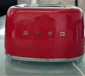 Torradeira Smeg vermelha usada em mt bom estado!