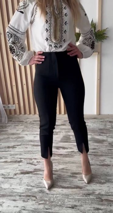 Брюки класичні з високою посадкою