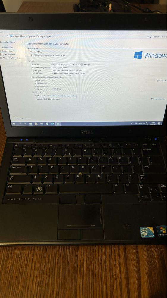 Laptop Dell Latitude E4310