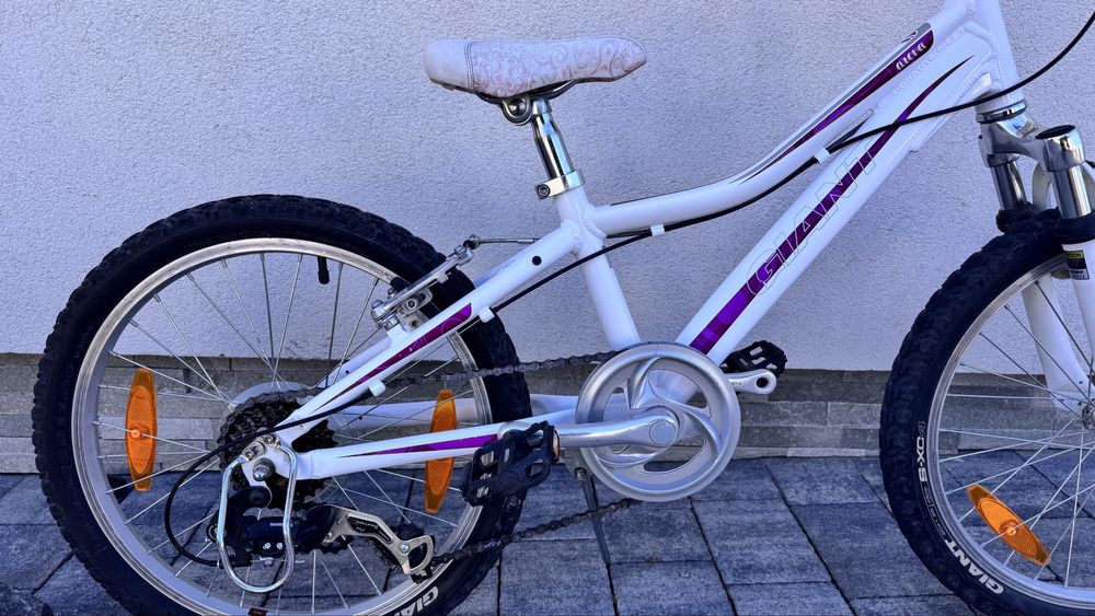 Gwarancja rower Giant koła 20” dla dziewczynki ok4-7 lat