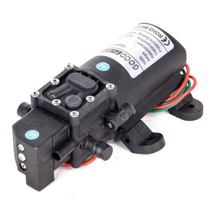 Bomba de agua de pressão 12v NOVA, levantamento até 15m, 6L/m