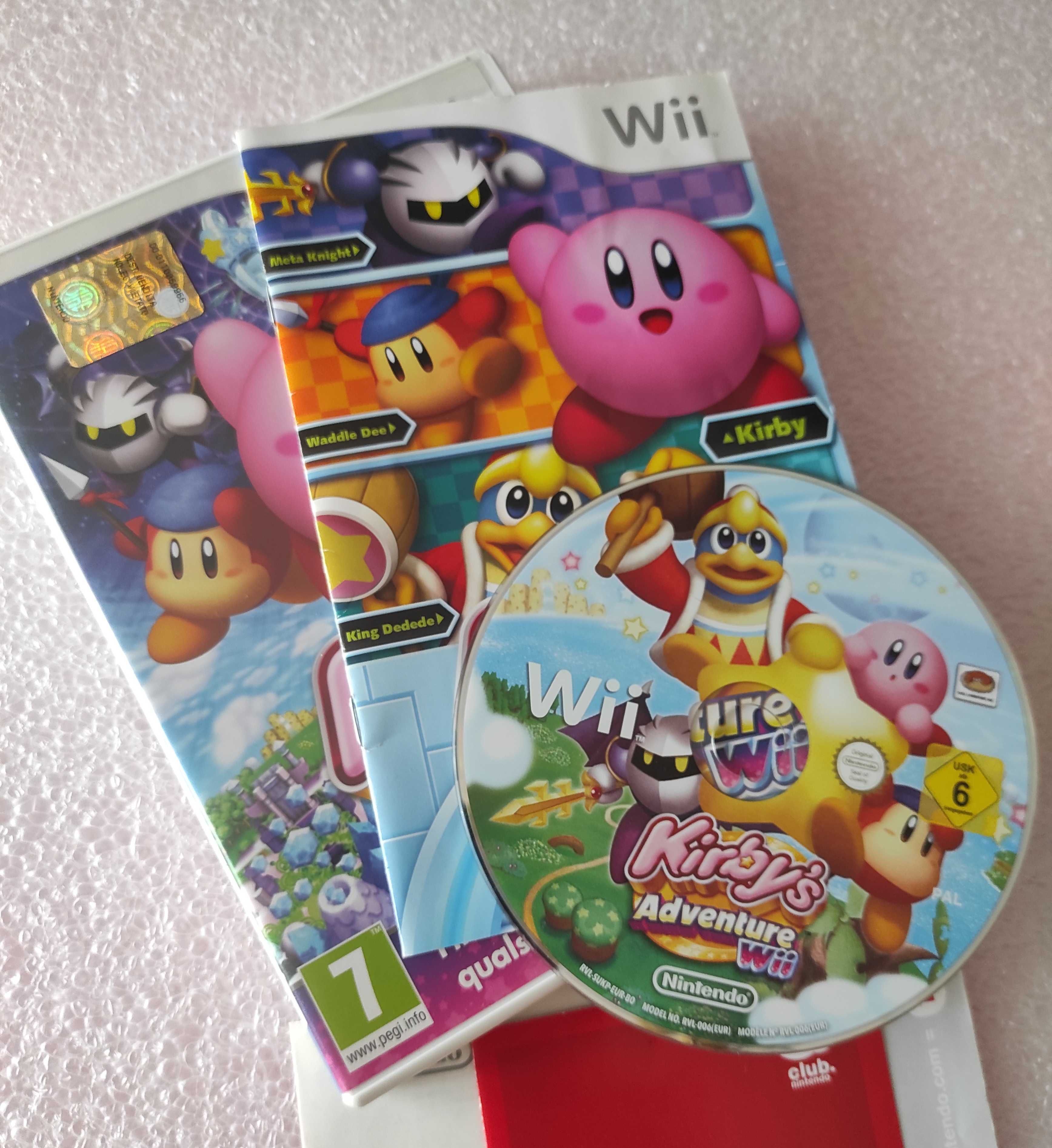 Nintendo Wii Kirby's Kirbys Adventure Original Completo Kirby