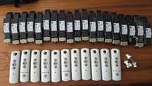 SOMFY Comandos 1 via, 5 vias e Recetores Radio