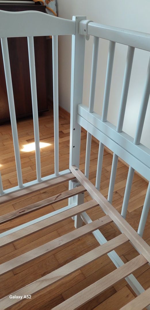 Łóżeczko dziecięce Badum - kołyska 3w1