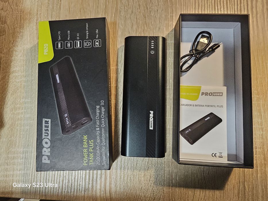 Powerbank PROUSER TANK PLUS PB20 Nowy Niemiecki