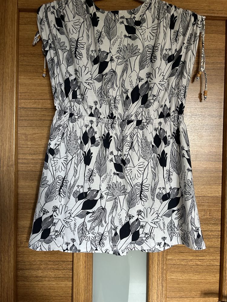 Piękna Bluzka w kwiaty Clavin Klein Rozmiar M