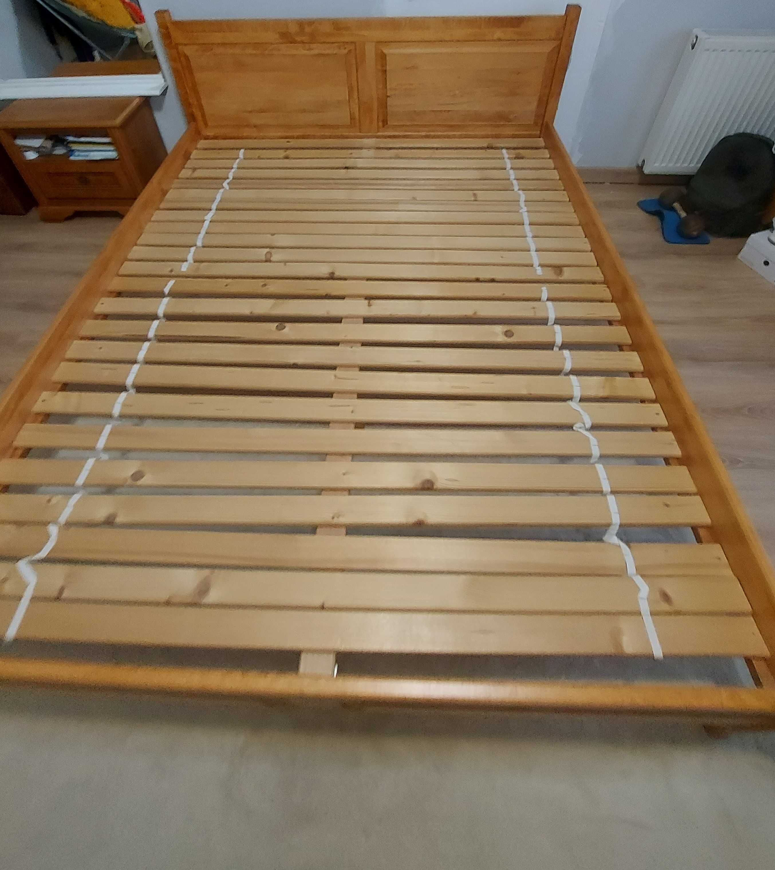 Łóżko Drewniane bukowe 160x200 + stelaż gratis