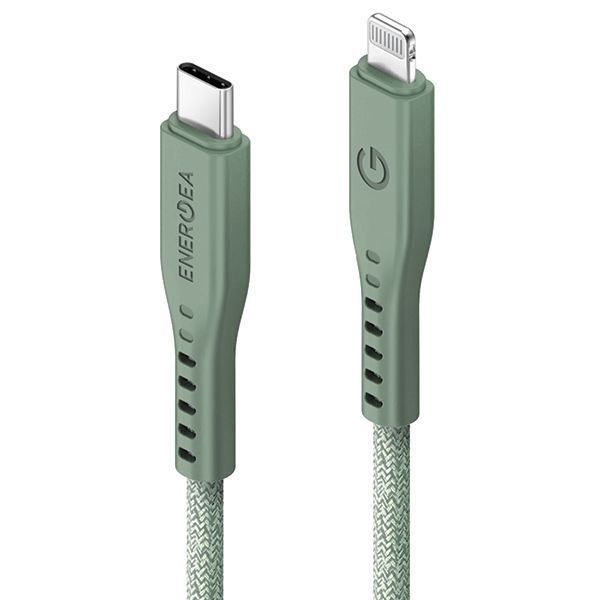 Energea Flow C94 - Kabel USB-C do iPhone'a 60W 1.5m Green