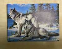 Картина «Защитники-волки»
