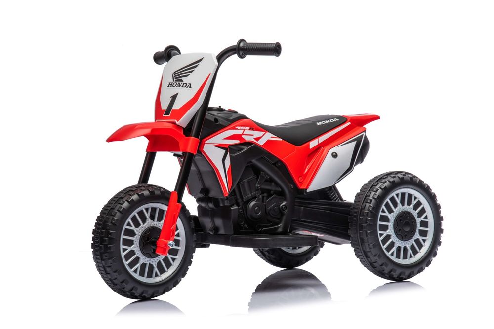 Motor elektryczny na akumulator Motorek Cross Honda CRF 450R Czerwony