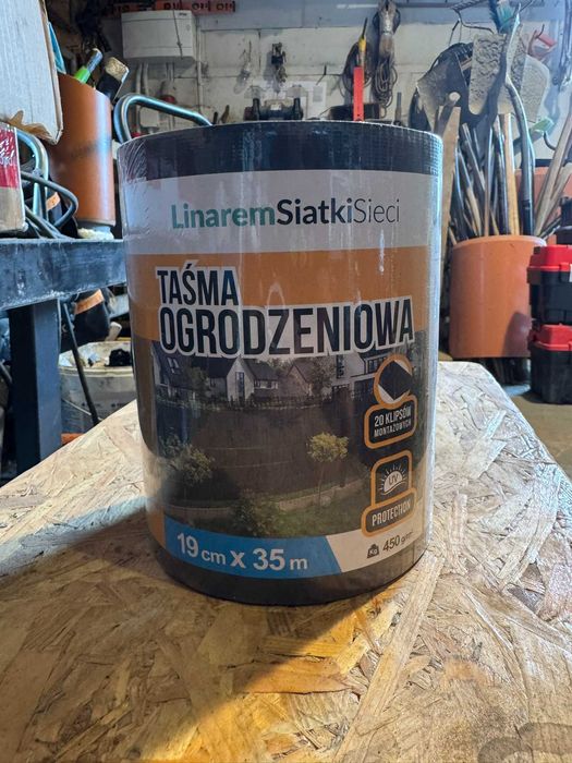 Taśma ogrodzeniowa 19cmx35m Antracyt