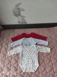 Body długi rękaw 3szt. rozm.62