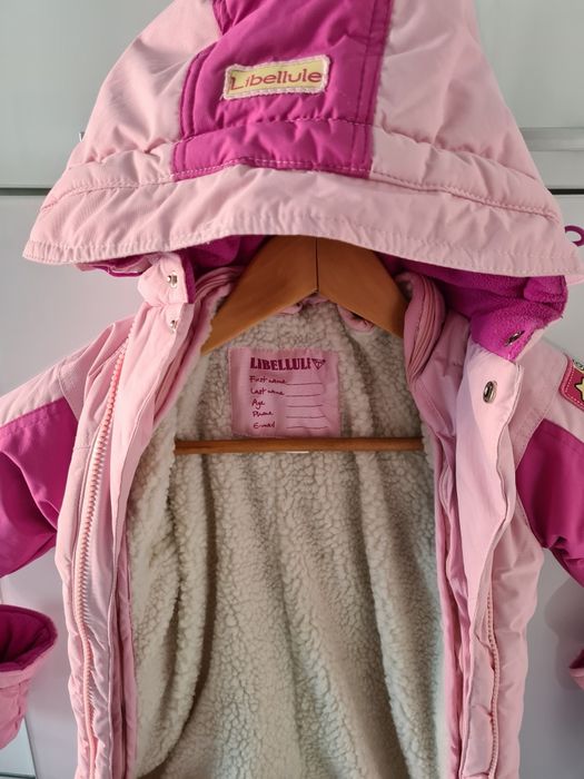 Зимовий комбінезон, на овчині (можна зняти), 74+6, від народження