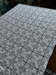 Toalha de mesa renda feita à mão 137 × 137
