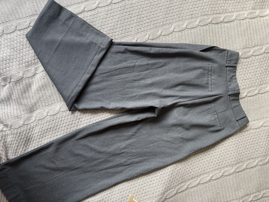 Сірі брюки палаццо в ідеальному стані
