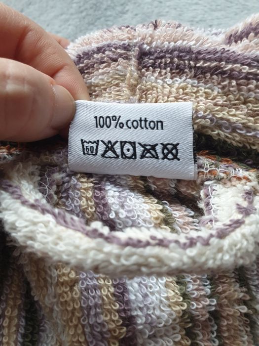 Szlafrok bawełniany kąpielowy 100% bawełna frotte gruby miękki S/M