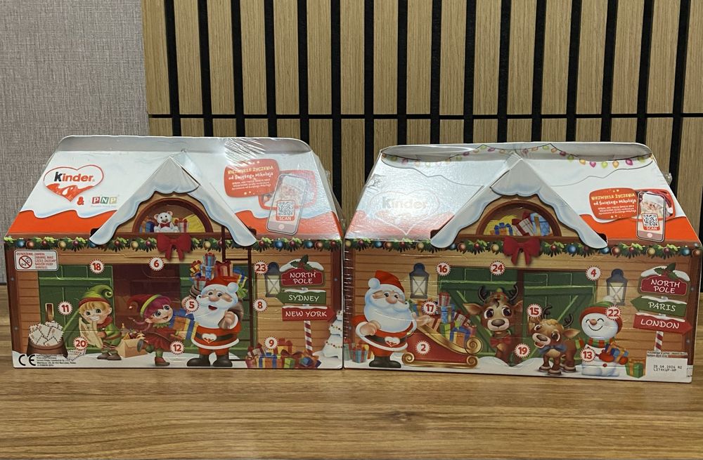 Набір подарунок з мʼякою іграшкою Kinder Maxy Mix. Адвент календар.