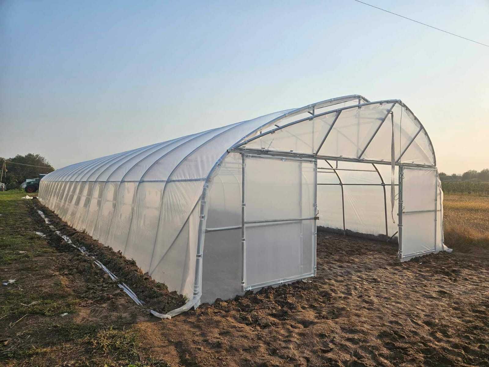 tunel foliowy, tunele foliowe , konstrukcja tunelu 7 x 30 x3,10